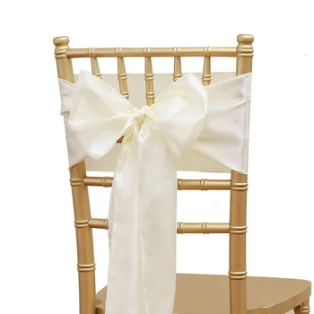 1 pièces produits de décoration de mariage rubans ruban couvre-chaise de Banquet nœuds sangles de chaise décoration de fête de Banquet Sillas 1