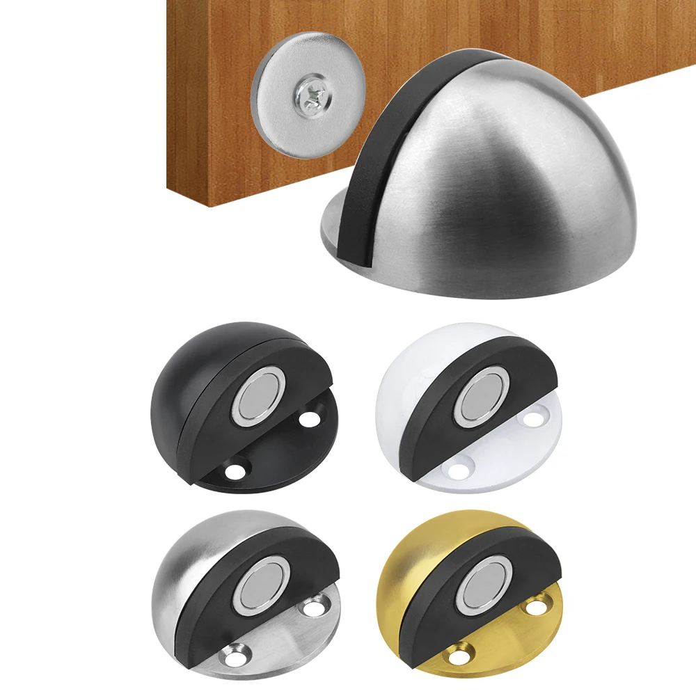 Door Holder Stainless Steel Home Improvement Door Stopper Furniture Hardware Magnet Door Stops