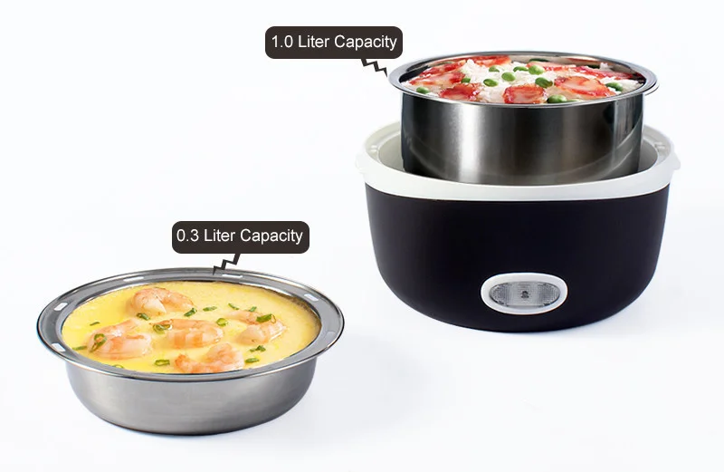 Description Picture 6 of itemMini Rice Cooker Electric Lunch Box Portable Thermal Heating Food Steamer Cooking Container Multifunctional Electric Cooker
