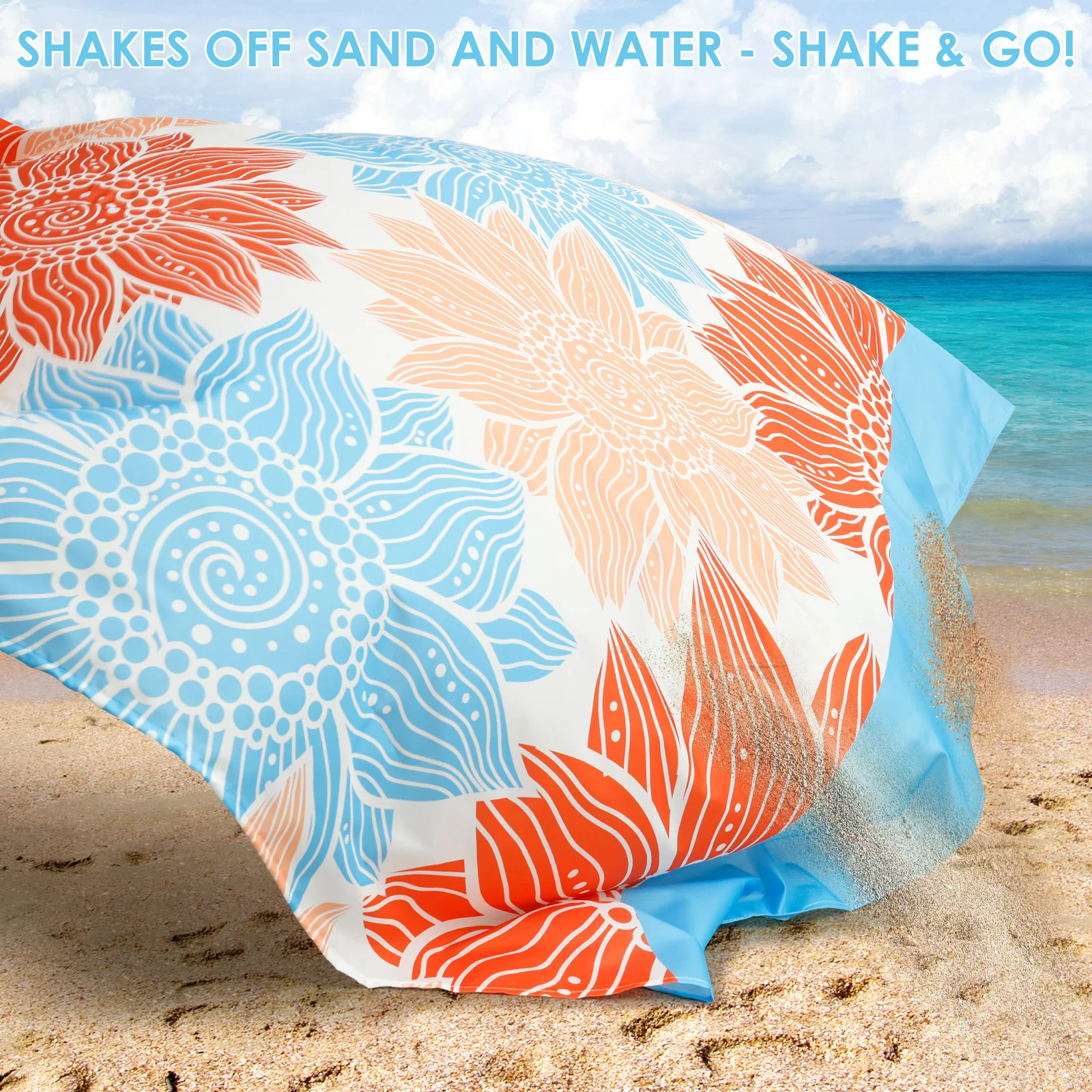 Waterproof Polyester Beach Mat for Camping Picnic Outdoor