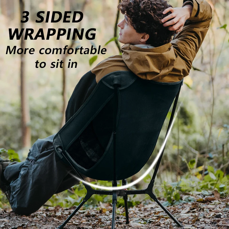 كرسي التخييم القابل للطي من Naturehike، وهو كرسي ا...