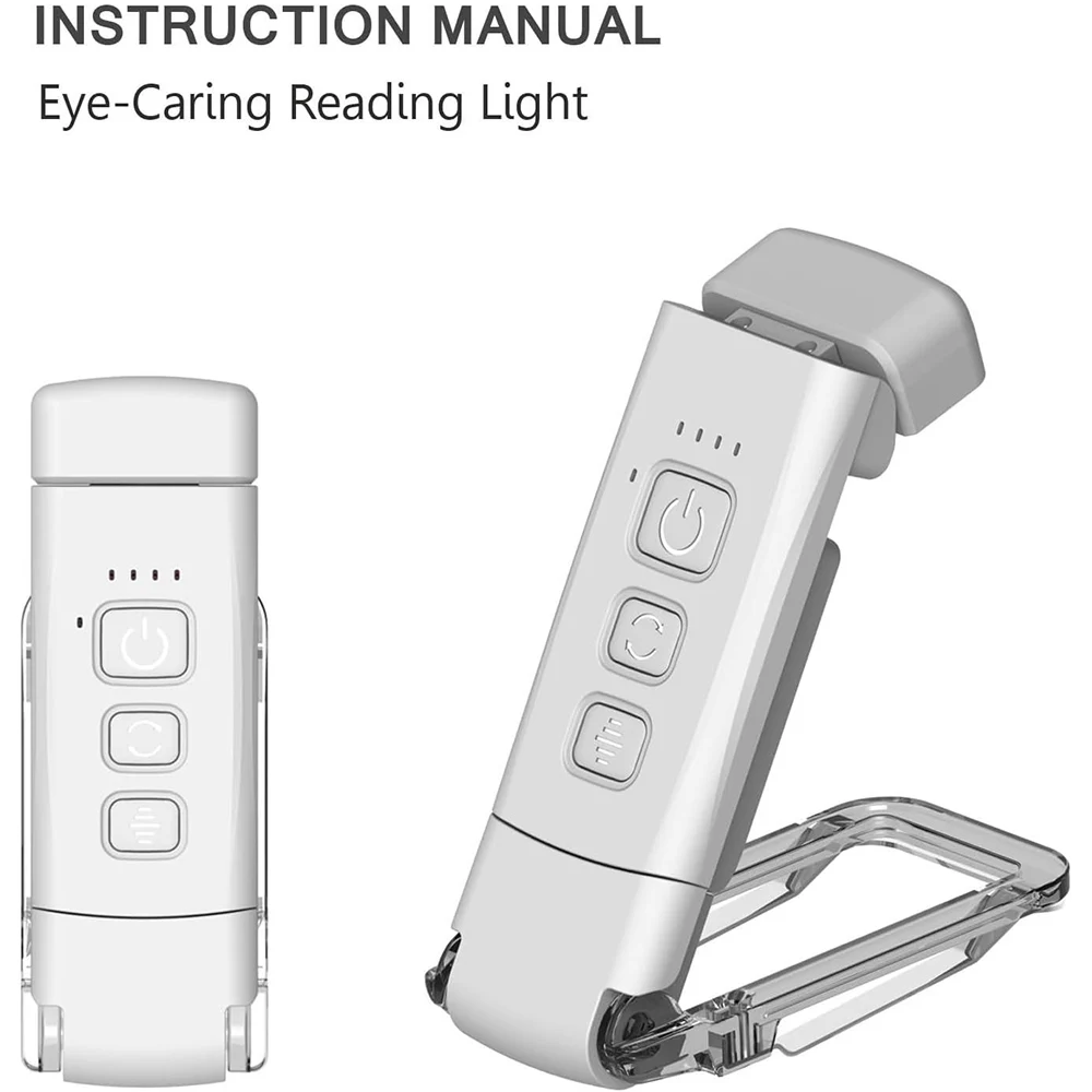 Book Light Reading Light for Bed Reading Rechargeable Portable Clip on LED Dimmable Mini USB Powered Desk Lamp led light night light book light mini night light mini led light