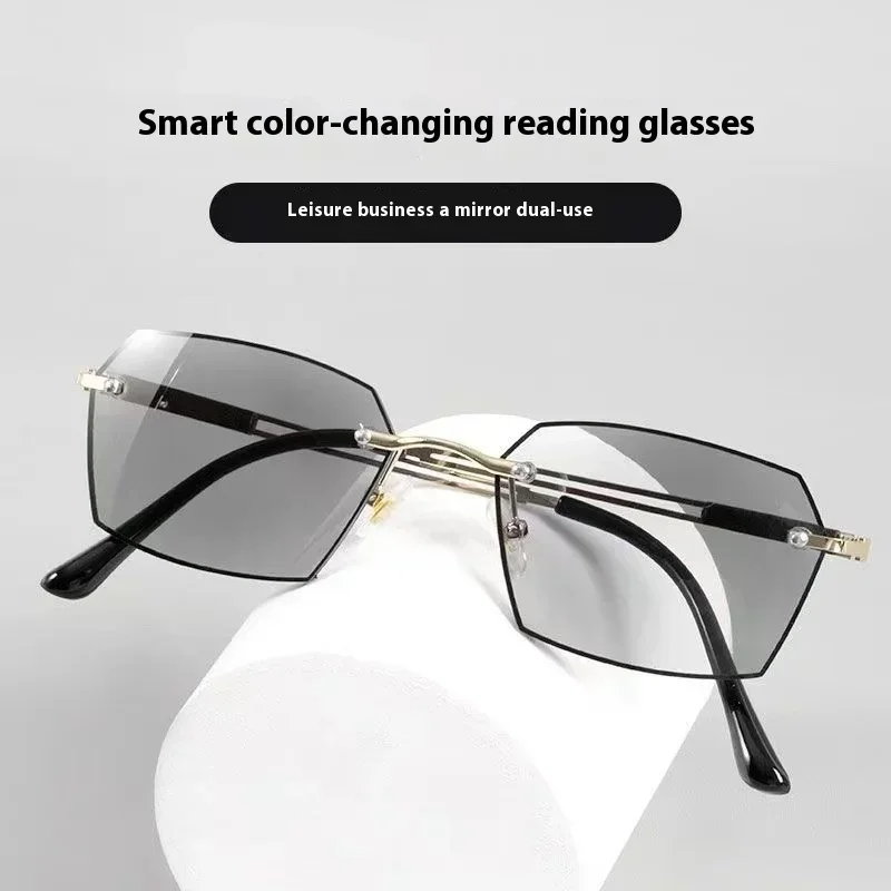 Photochromic Reading Glasses Multi Functional Sunglasses HD Anti Blue Light Anti Fatigue Reading Glasses Are Versatile 4