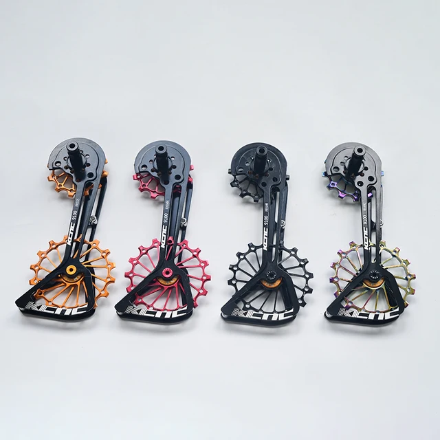 KCNC 9100 プーリー 黒/赤 12t 16t