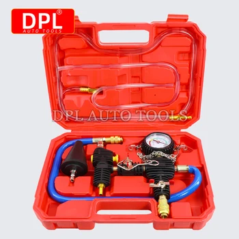 Car Radiator Coolant System Vacuum Purge Water Antifreeze Changer Coolant Refill Tool Kit With Adapter 1