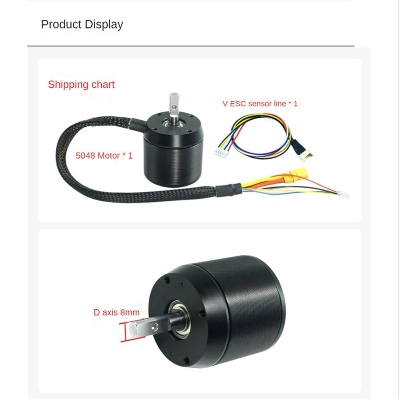 Flipsky Battle Hardened 5048 200KV 1300W Motor Scooter Mechanical Motor For Electric Skateboard