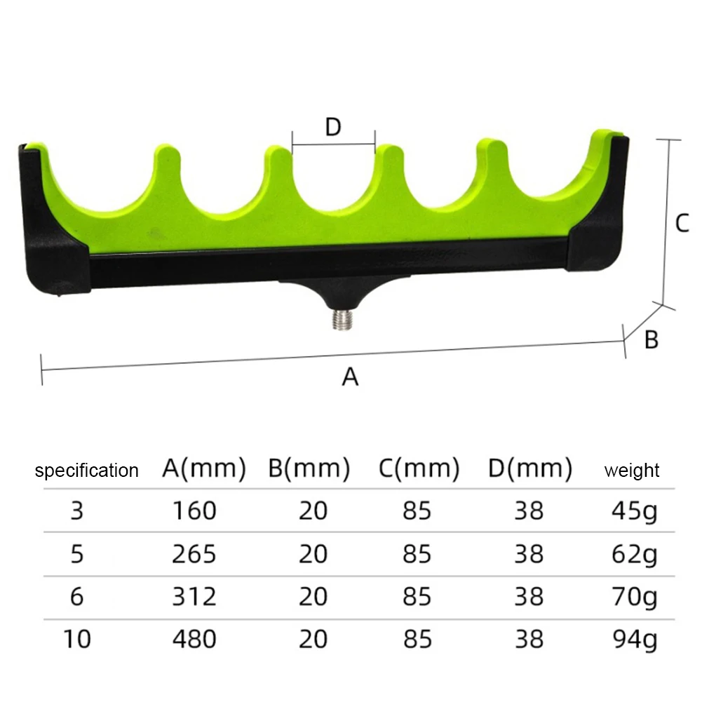 Sea Fishing Rod Stand Holder Feeder Rack Fishing Pole Bracket Fishing Tackle