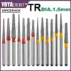 TR Type Dental Burs Diamond Burs Dentistry Drills Fine/Extra Fine for High Speed Handpiece FG Dia.1.6mm 10pcs/Pack Dentist Tools 1