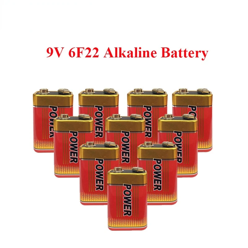 

20PCS 6F22 Overweight 9V Battery Original High Quality Carbon Zinc Batteries 9 Volts for Toy Remote Control Drop Shipping