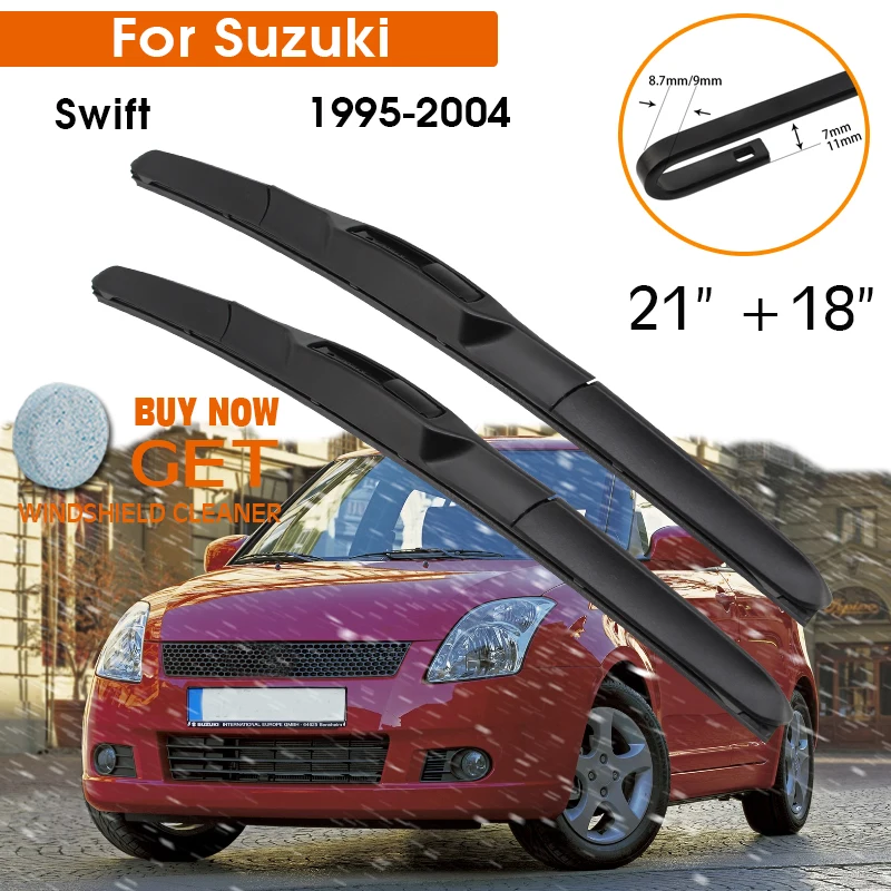 Car Wiper Blade For Suzuki Swift 19952004 Windshield Rubber Silicon