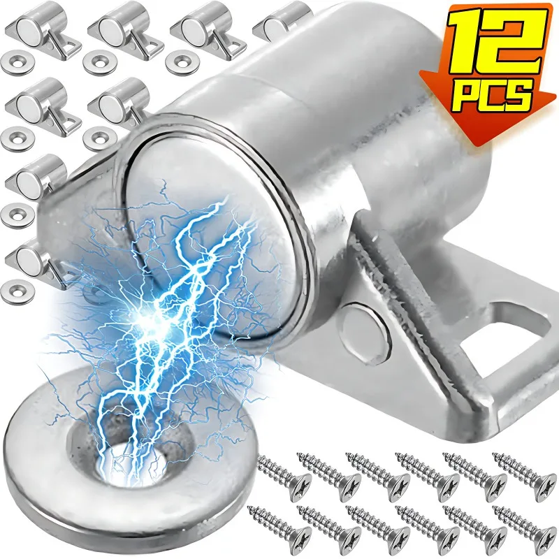 Magnet cabinet door catches zinc alloy cupboard wardrobe drawer thickened door stops home furniture hardware accessory
