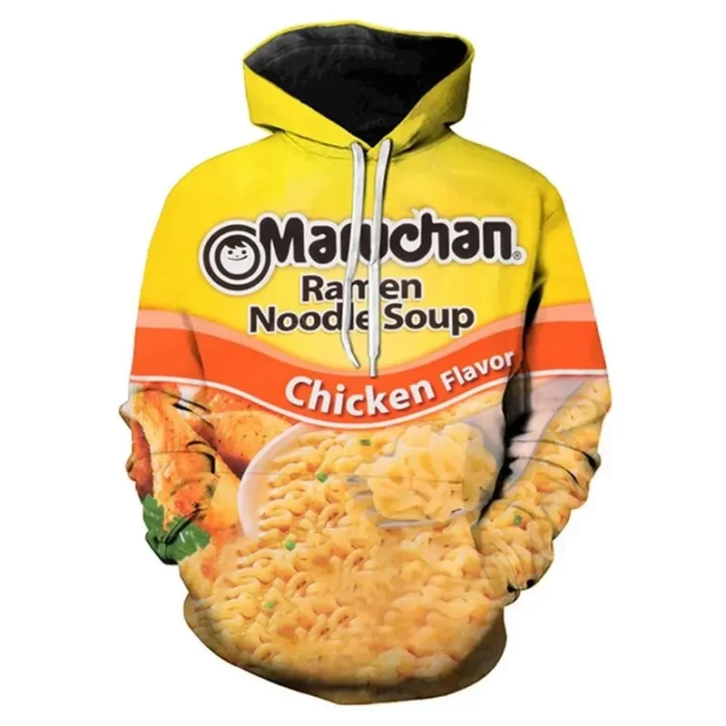 thumbnail image 1 of Sudadera con capucha para hombre con estampado 3D de caramelos y frijoles, nueva moda urbana divertida, jersey de otoño e invierno, ropa para hombre de gran tamaño, 1 of 5