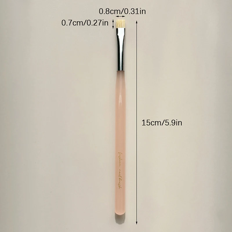 Nail Art Texture Brush French Tip Styling Nail Brush Light Therapy Plastic Manicure Painting Tool Art Polish