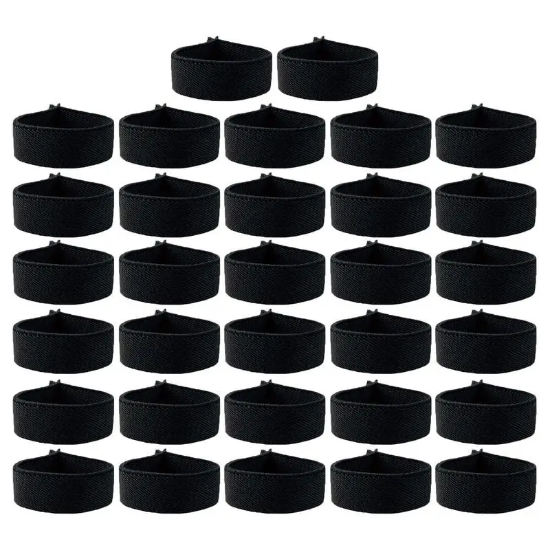 

Funeral Mourning Strap 32pcs Twill Mourning Strap For Policer Strong Straps With Elasticity For Funeral Attendees Funeral Shield