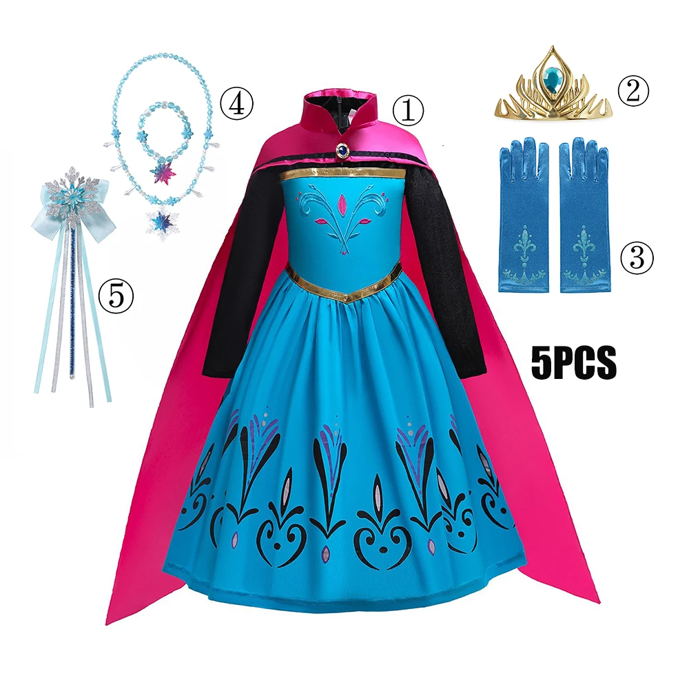 Disfraz Vestidos De Frozen Para NiÃ±a De AÃ±os Disfraz Para Niña