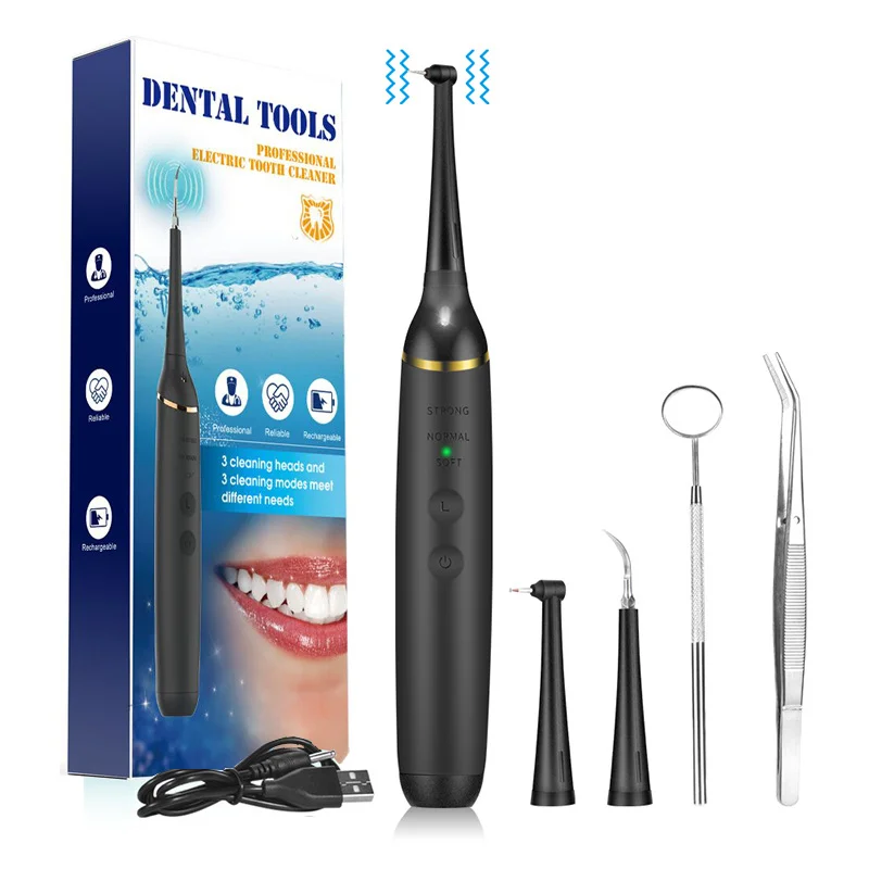 

Electric Dental Scaler Ultrasonic Dental Scaler Tooth Calculus Remover Dental Gear Stains Tartar Coffee Teeth Whitening Cleaner
