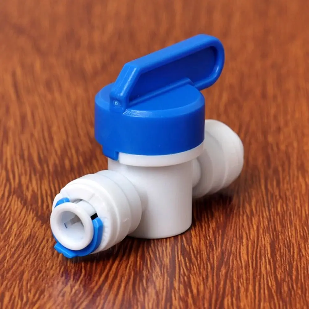 1 Pcs Water Straight Plastic Ball Valve 1/4" 3/8" OD Male Female Thread Hose Quick Connector 1/4" 3/8" Male 1/2" Female Reveser