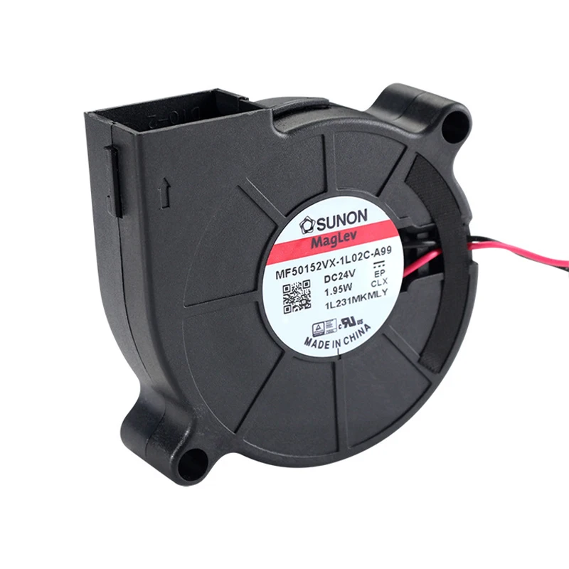 Sunon 3D Printer Blower Fan 5015 24V 0.41A Double Bearing Fan Centrifugal DC Cooling Turbo Fan 5015S For Voron Stealthburner — view 3