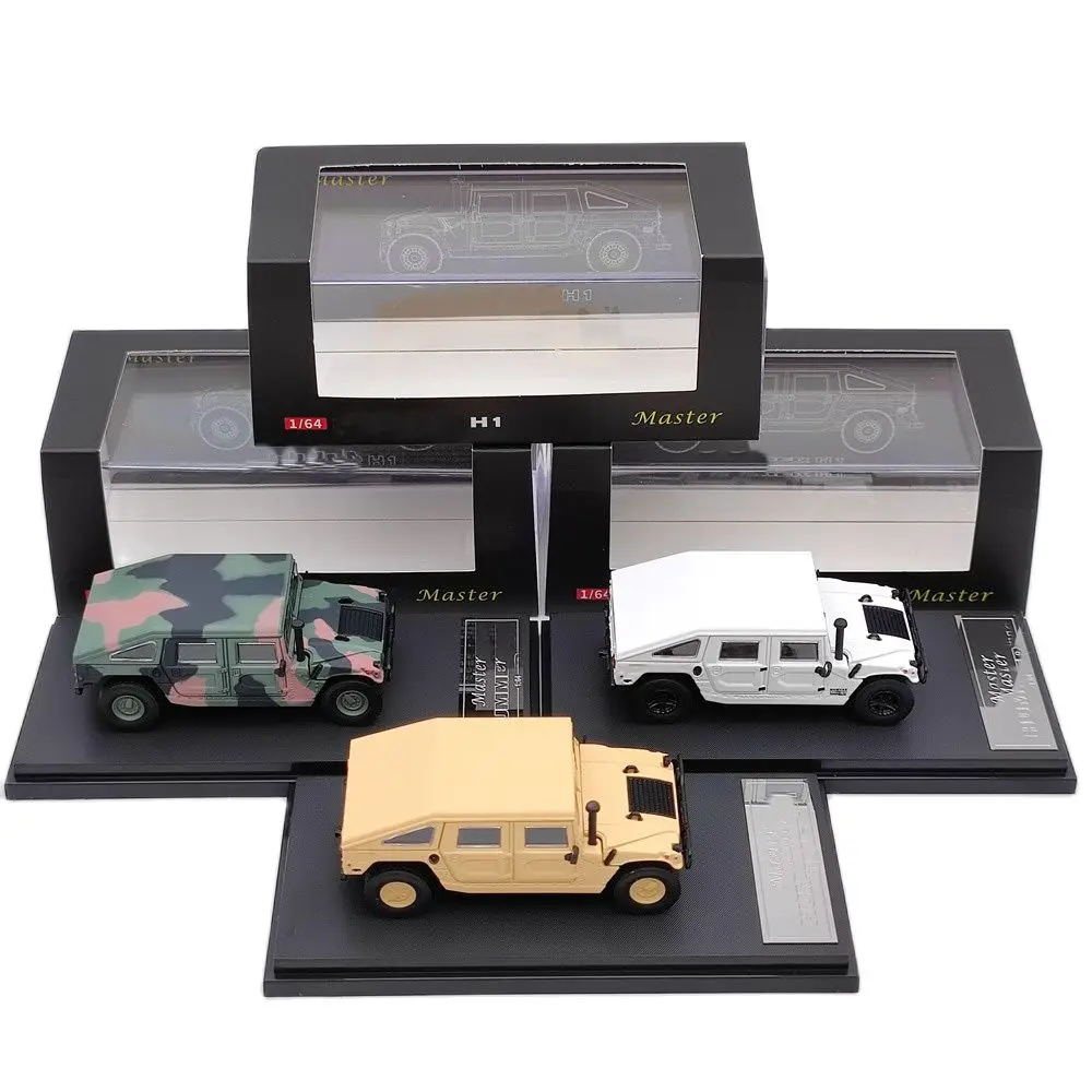 Master 1:64 Hm H1 SWAT Diecast Toy Car Model Collection Miniature Hobby