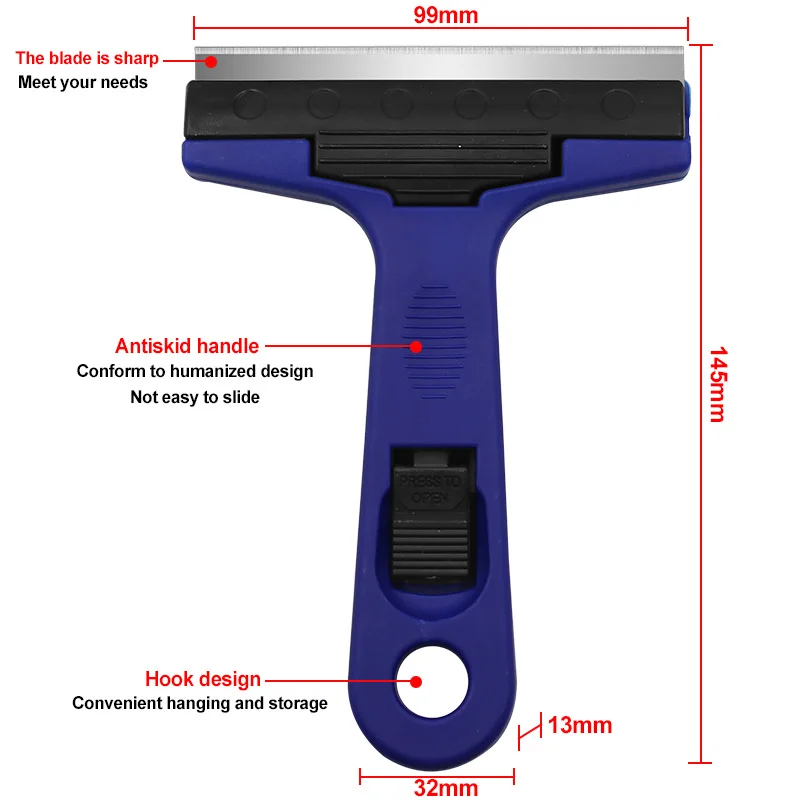 1pcs Water Wiper /Window Scraper Blade Cleaner Fish Tank Razor Coralline Calcified Cleanning Glass Floors De-gluing Putty Knife window cleaning squeegee window cleaner window cleaning tool cleaning scraper glass scraper glass window scraper cleaning squeegee scraper tool scraper cleaner