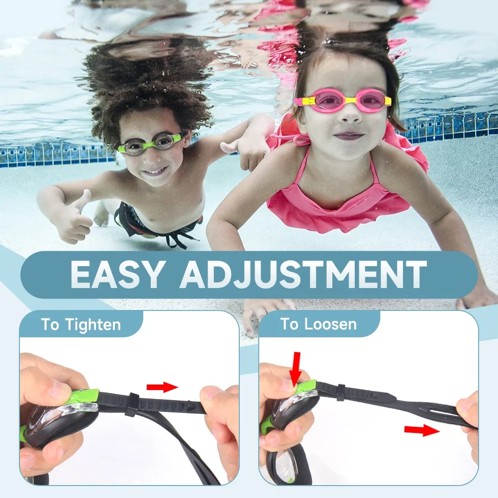 Findway Child Swimming Glasses Upgrade Waterproof Anti Fog UV Professional Diving Swimming Glasses Eyewear Kids for Age 3-10 swimming goggles children safety goggles