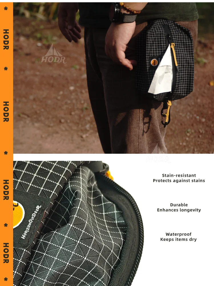 Side angle showing textured UHMWPE woven grid pattern