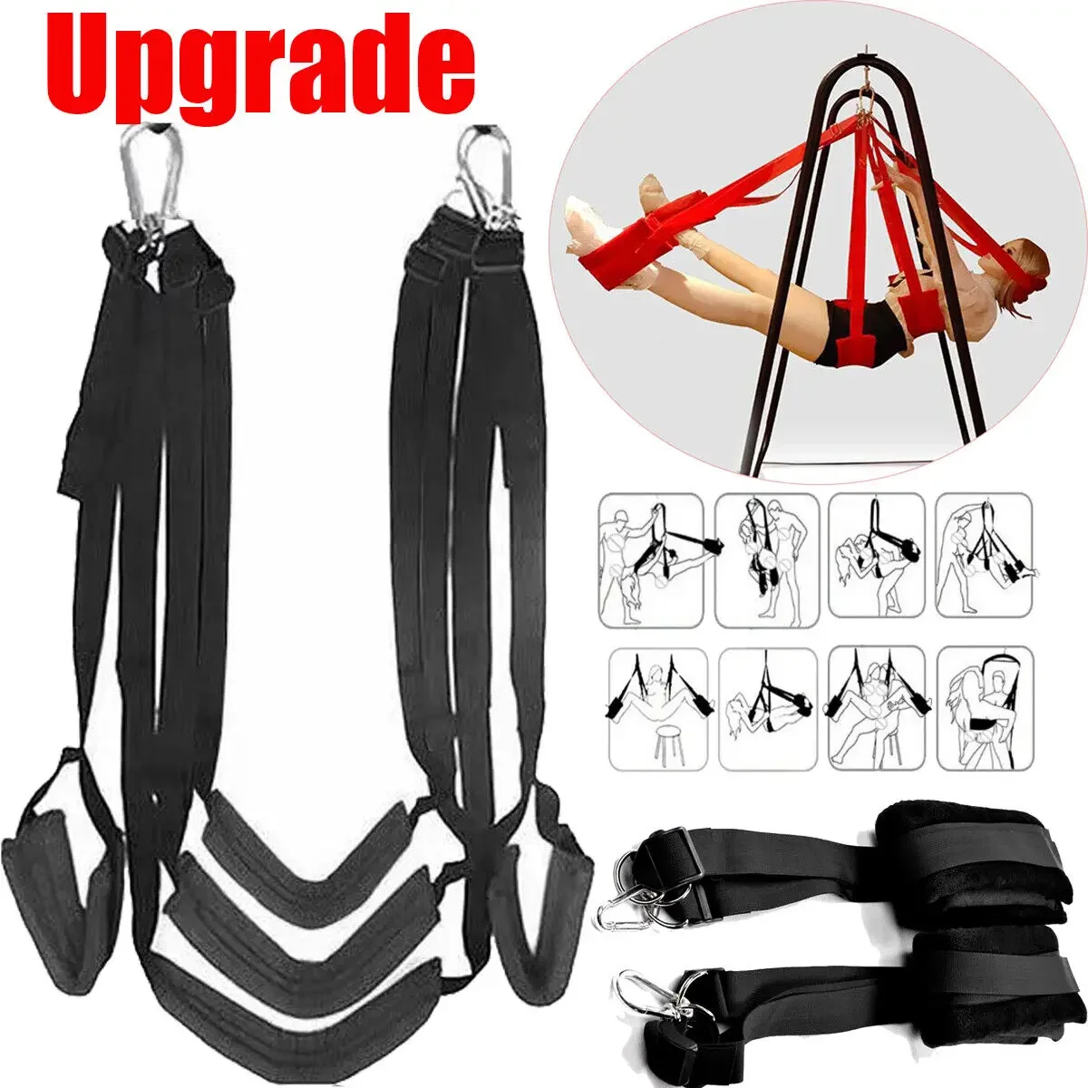 Adult games Sex Swing Chairs Bondage Hanging Sex Furniture Swing Furniture Fetish Bandage Love Adult game Hanging Door