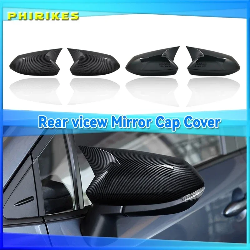 

Черная крышка для зеркала заднего вида из углеродного волокна для Toyota Corolla 2019 2020