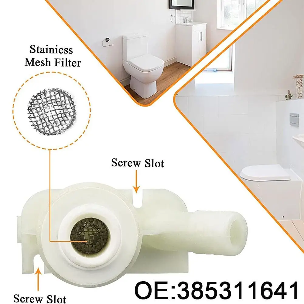 385311641 Plastic RV Toilet Water Valve Kit For Dometic 300 310 320 Series For Sealand Marine Toilet Replacement Parts M0A3