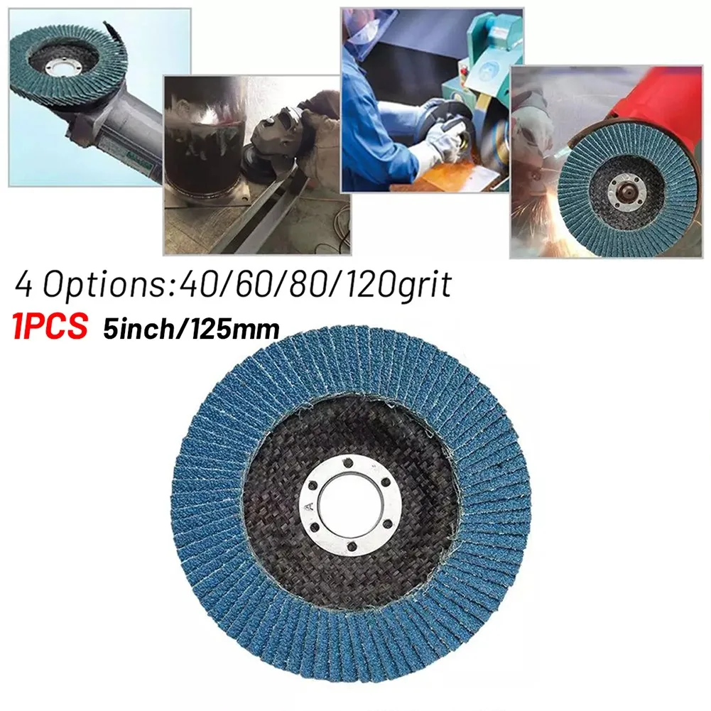 Sanding Discs 5inch 125mm Flap Discs Wheels 40/60/80/120grit Abrasive Tool For Angle Grinder