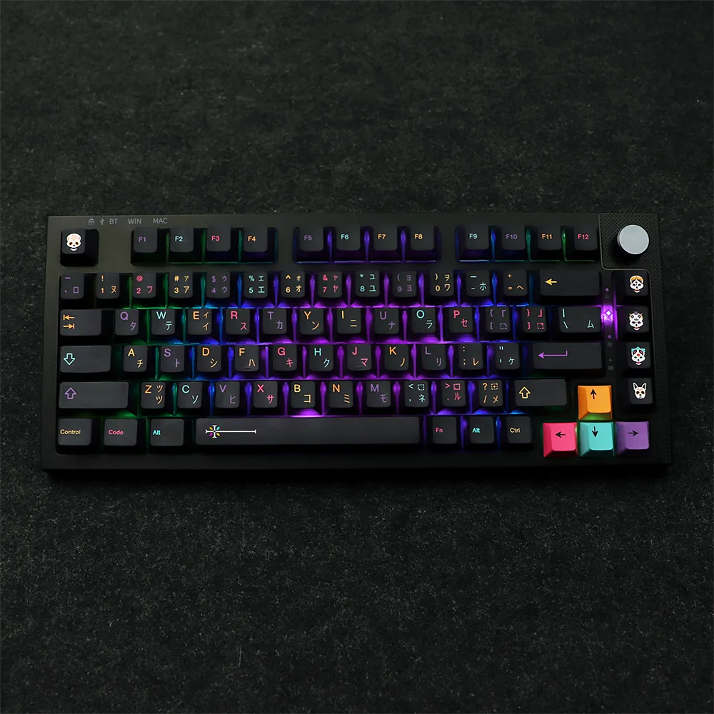 Teclado Mecânico Keycap Keycaps Perfil Cereja Sublimação Dye Interruptor mx Iso Enter Logitech G610 Pbt Gmk