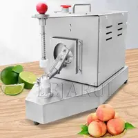 Small Tabletop Automatic Mangoes Apples, Pears, Lemons Electric Stainless Fruit Peeler Machine 1
