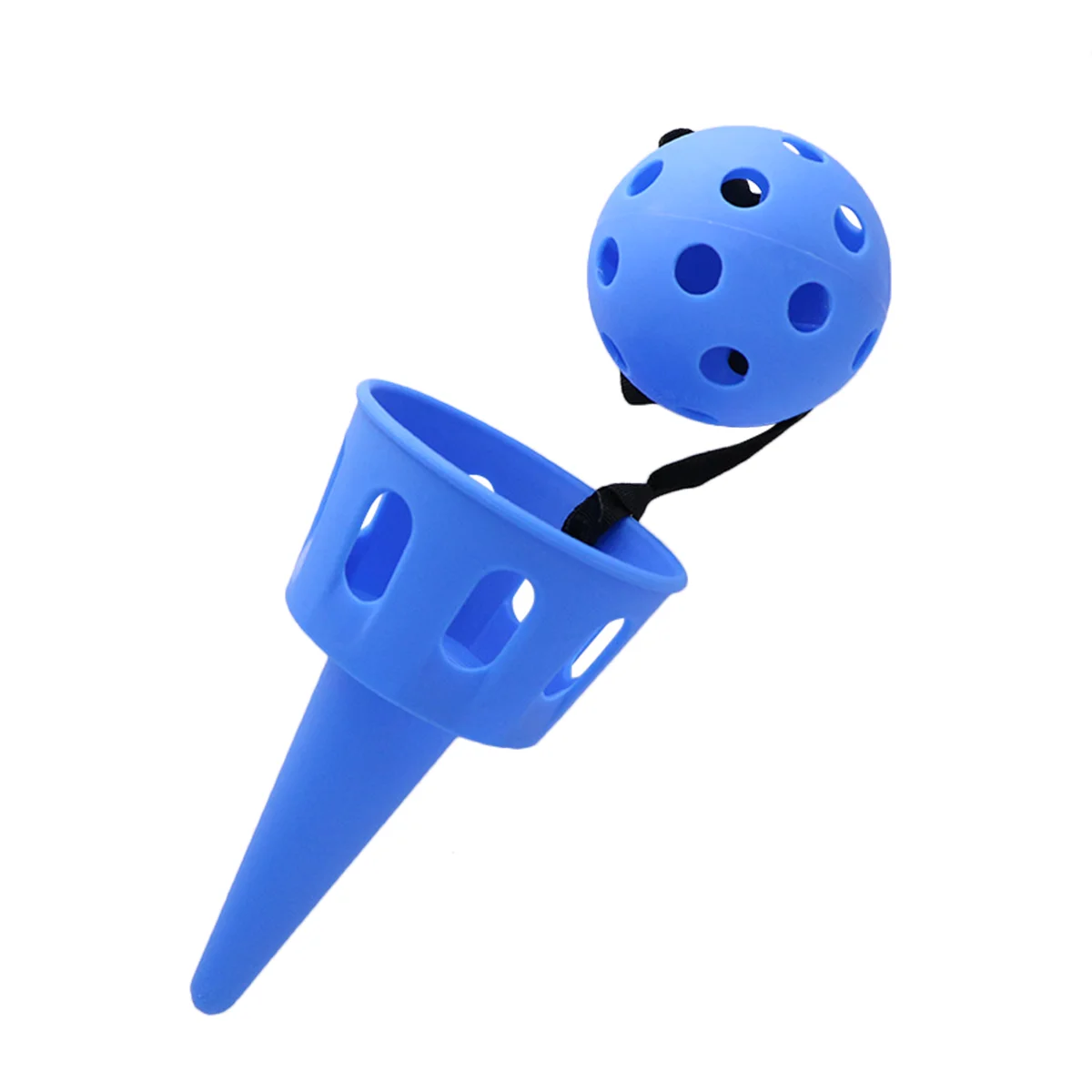 2 Sets of Scoop Ball Toys Throw Chuck Ball Toy Outdoor Activities Ball for Kids (Red and Blue) catch game 6