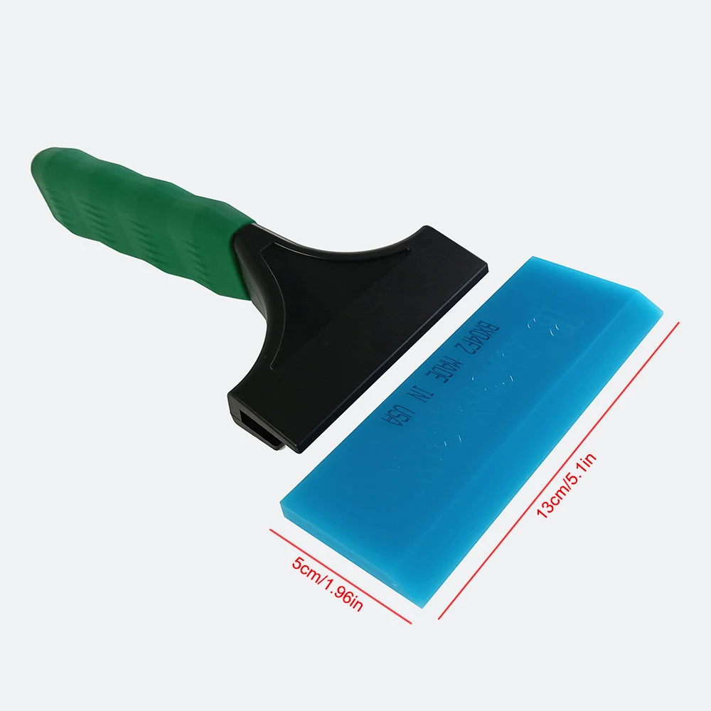 Blue Max Rubber Vinyl Tint Application Tool 2 Piece Set 2-Piece Blue Max Rubber Squeegee Set - Car Wrap, Window Tint, Vinyl Application Tool Window Tint Kit - Foto 7