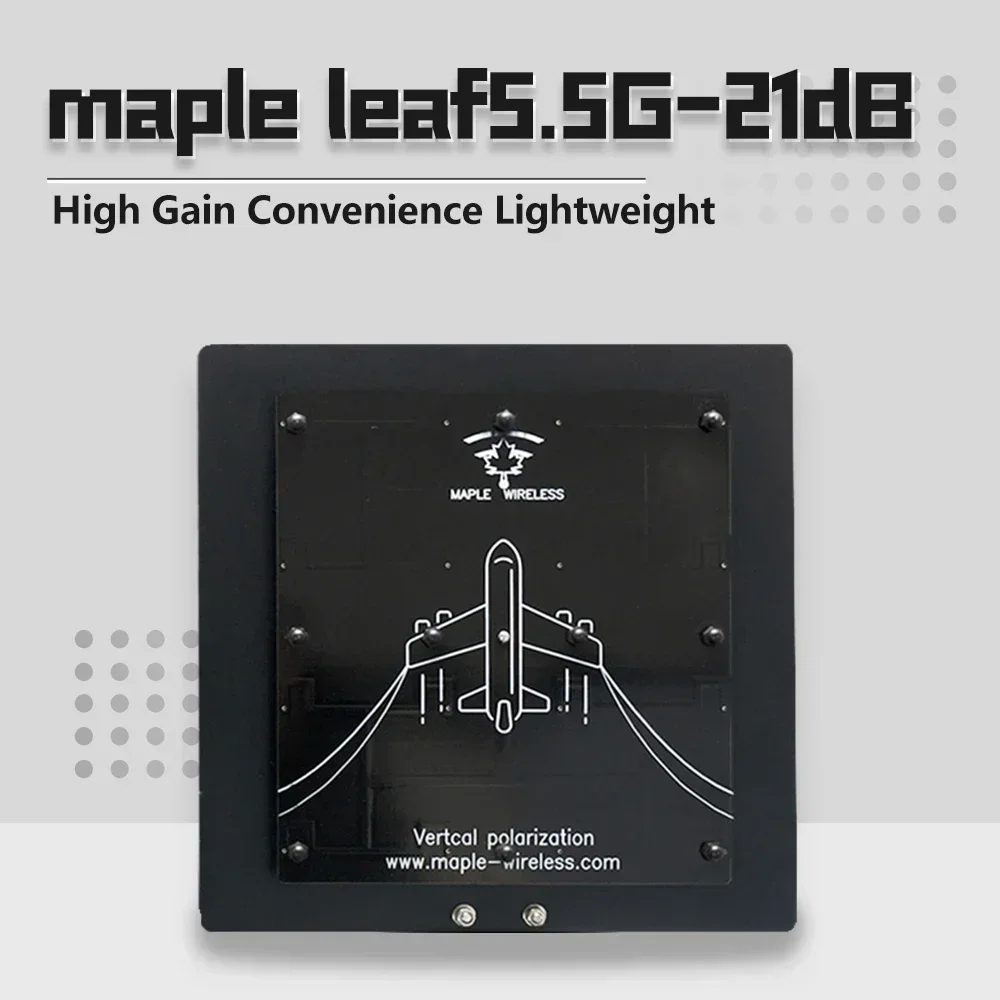 Беспроводная направленная антенна Maple 5,5G 21 дБ, ручная антенна 21 ...