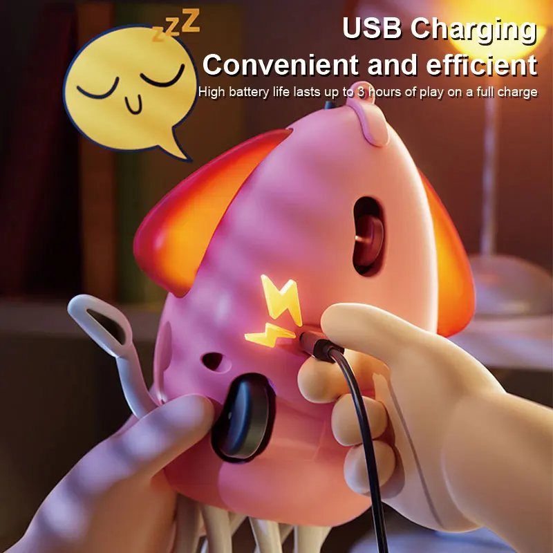 Dancing Octopus Toy - Electronic Crawling Pet with Music and Lights