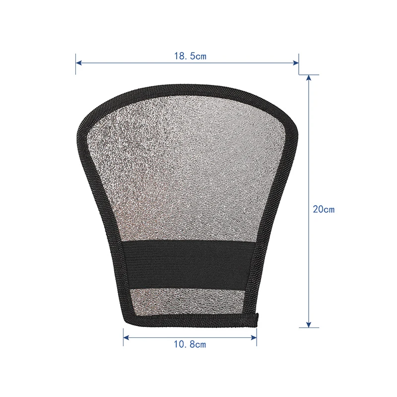 Camera Softbox Camera Flash Reflector Flash Diffuser Camera Flash Diffuser Softbox Photo Flash Light Reflector Camera Difusor 2-in-1 Silver/White Photo Studio Accessories