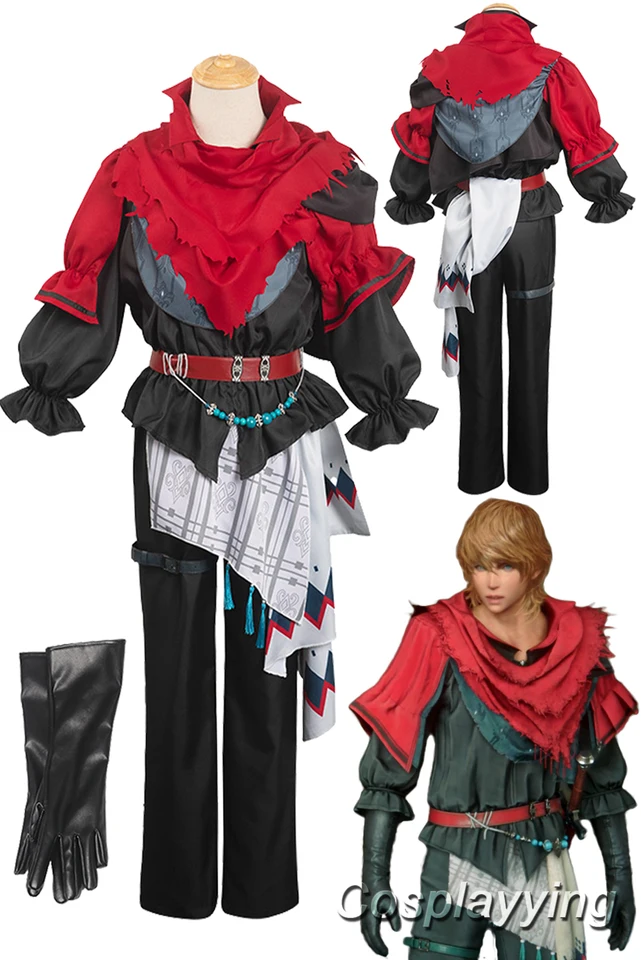 Fffjoshua-コスプレ衣装,ファンタジーファンタジー16の黒の