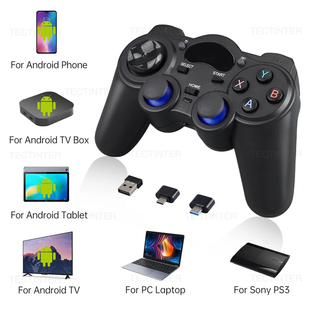 PC 2.4G Ʈѷ е  ̽ƽ, OTG , P3/Ʈ º Ʈ TV ڽ