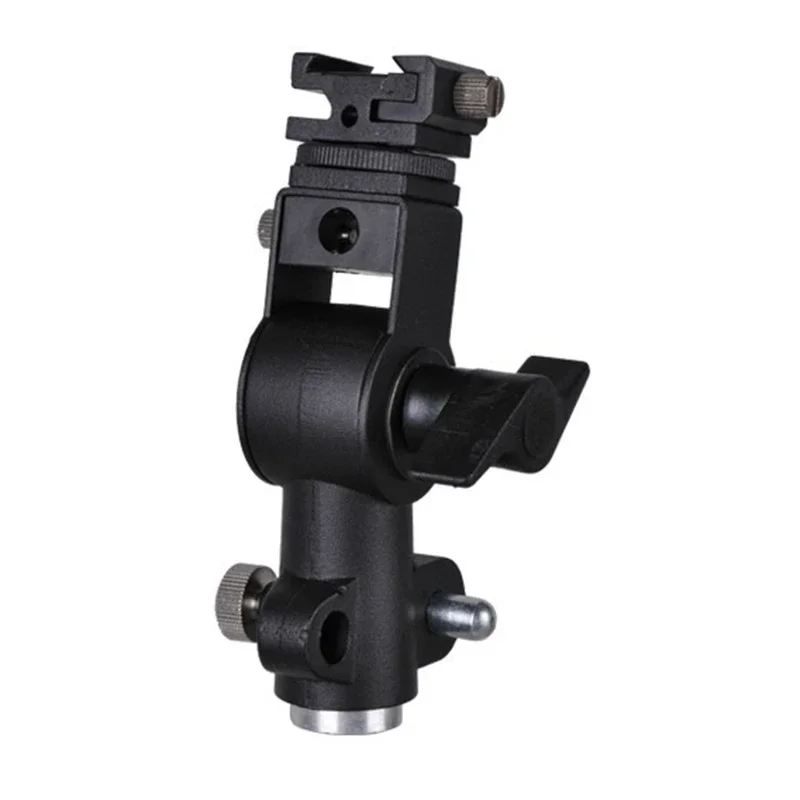 Type D Flash Hot Shoe Umbrella Holder Mount Bracket 1/4 "to 3/8" Screw Adapter for Camera Flash LED light Light stand