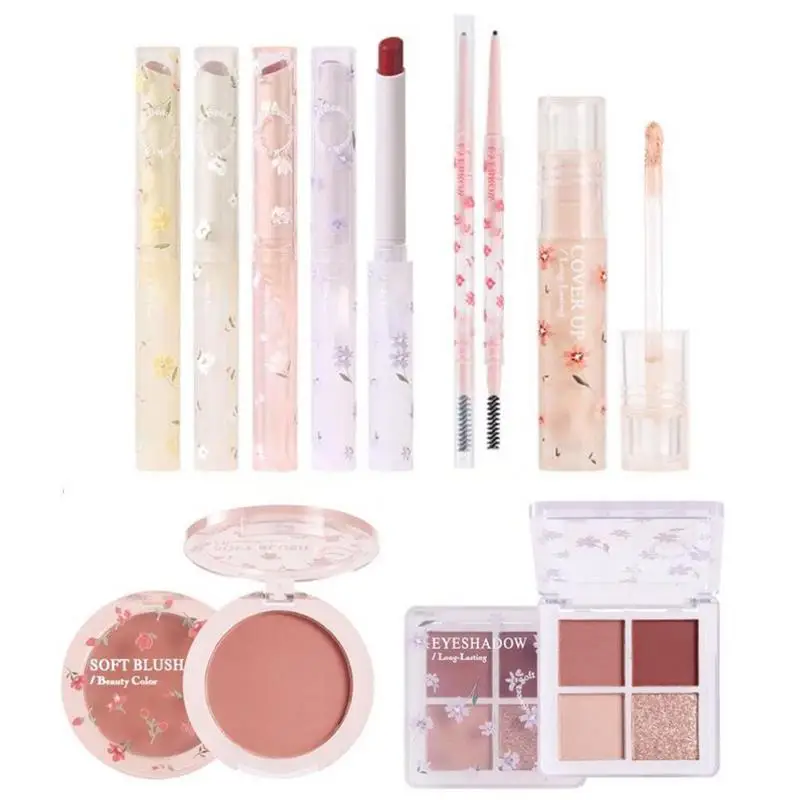 Beginners Makeup Kit Makeup EssentialSet For Women Cosmetic 8 Piece Kit Long-lasting Professional For Women Girls