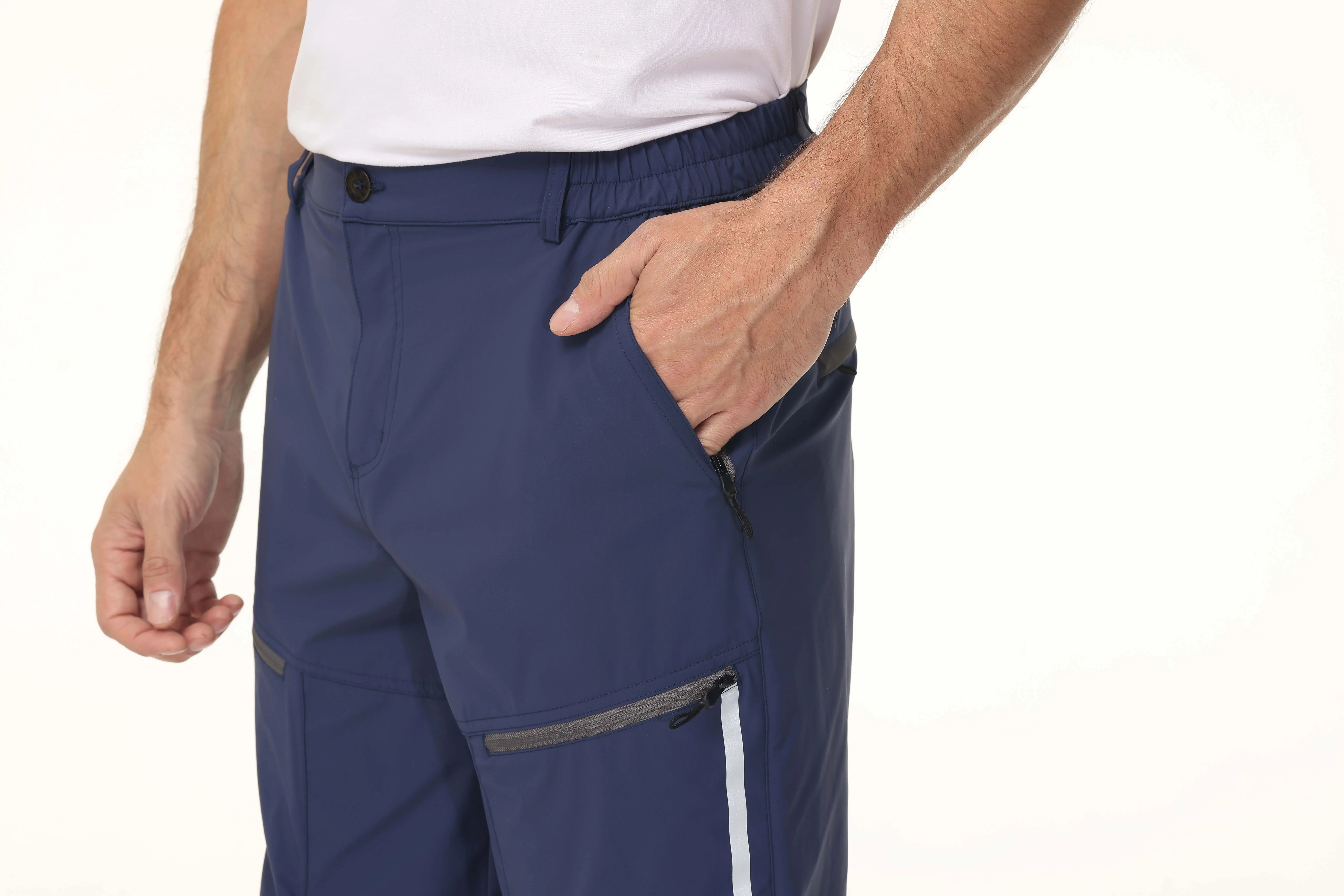 Sommer Männer Cargo Shorts wasserdichte taktische kurze Hosen Kletter shorts elastischen Gürtel schnell trocknen Camping lässig kurz Angeln upf50 – Detail 26