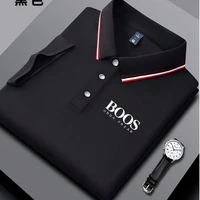 Nouveau polo brodé pour homme, décontracté et élégant, à manches courtes, respirant, confortable et polyvalent 3