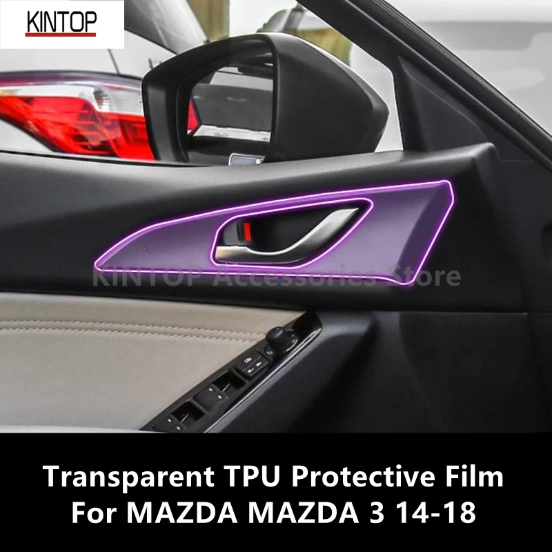 

For MAZDA MAZDA 3 14-18 Car Interior Center Console Transparent TPU Protective Film Anti-scratch Repair Film Accessories Refit