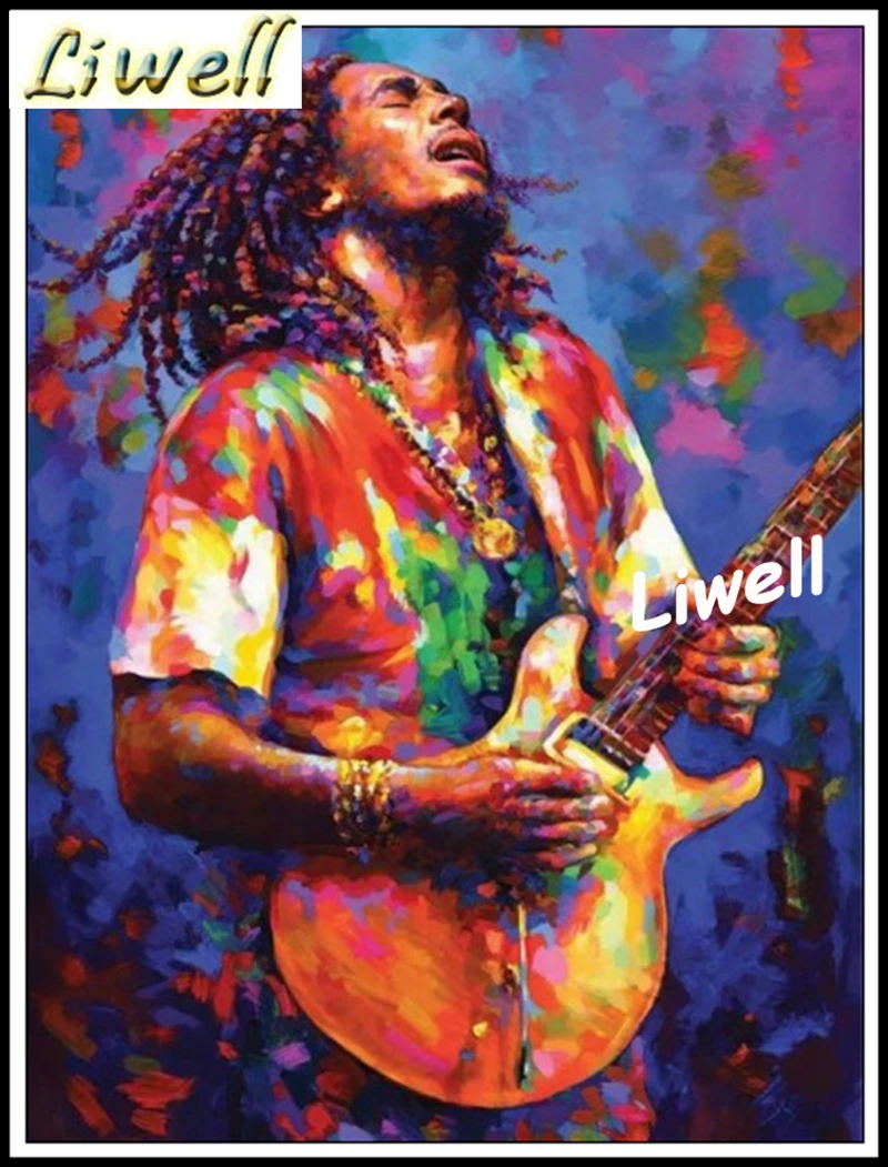 家の装飾のためのガメとボブマーリーの絵,落書き,愛の桃のポスター