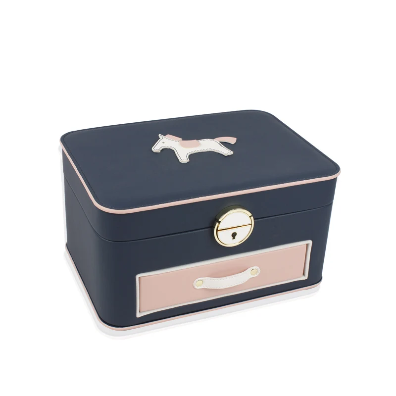 

Small Jewelry Box Velvet Ring Necklace Earrings Jewelry Boxes Organizer Bracelet Display Portable Accessories Separator Storage