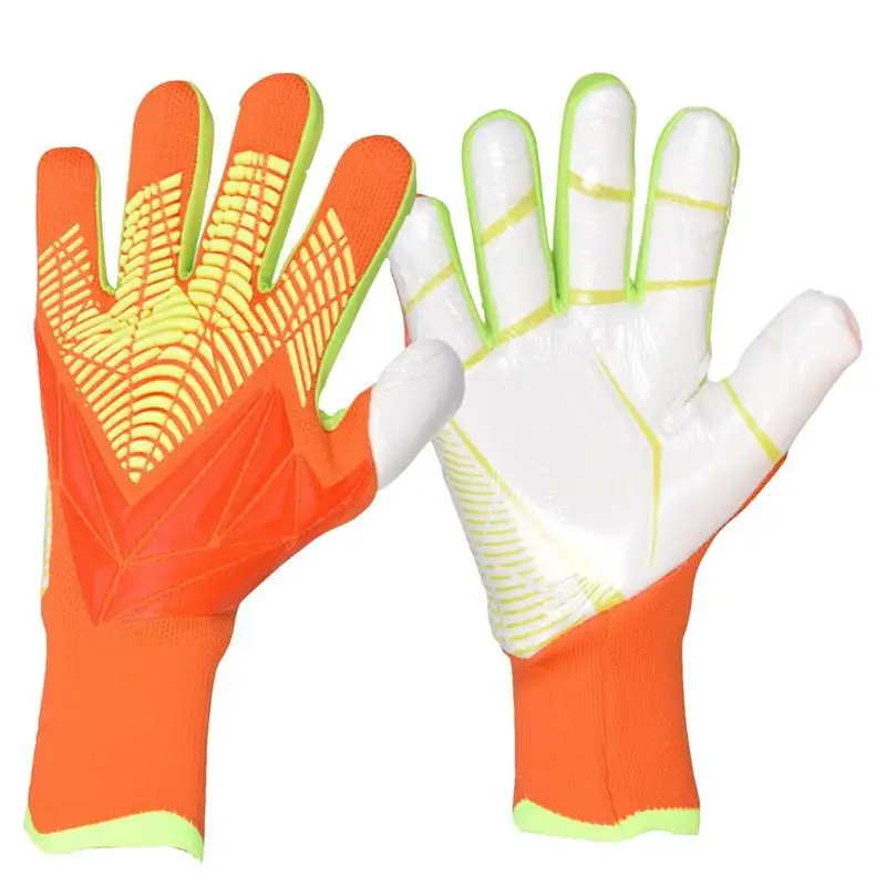 

Silicone Soccer Goalkeeper Gloves Anti-slip Goalie Glove Football Goalie Gloves Finger Protection Soccer Equipment All For Footb