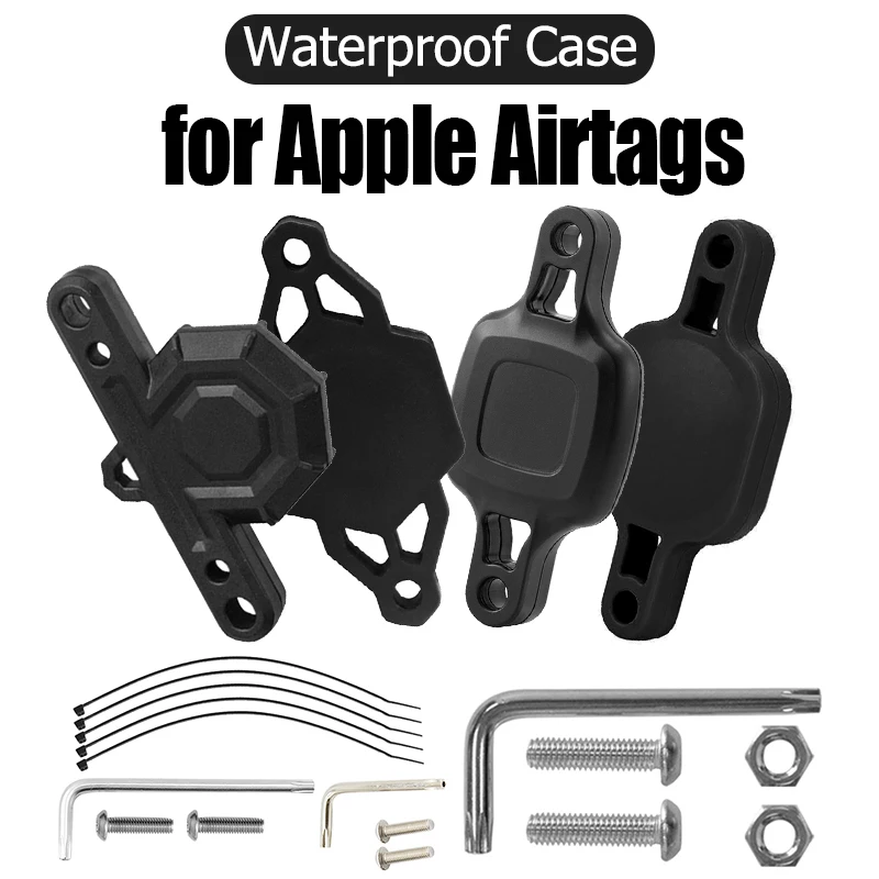 GPS Waterproof Case for Apple AirTag Antilost Bike Water Bottle Holder