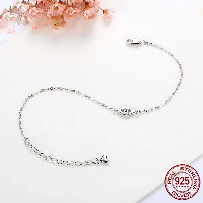 TONGZHE 여성 악마의 눈 팔찌  팔찌 CZ 럭키 터키 쥬얼리 여성을위한 커플 팔찌 Pulsera