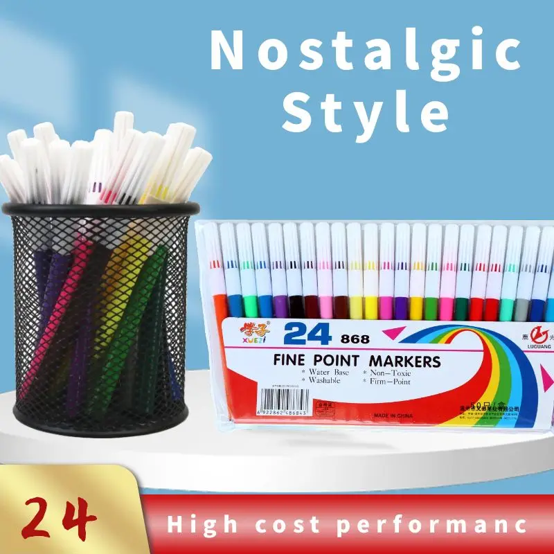 School kids high quality color pens art marker watercolor pens brush